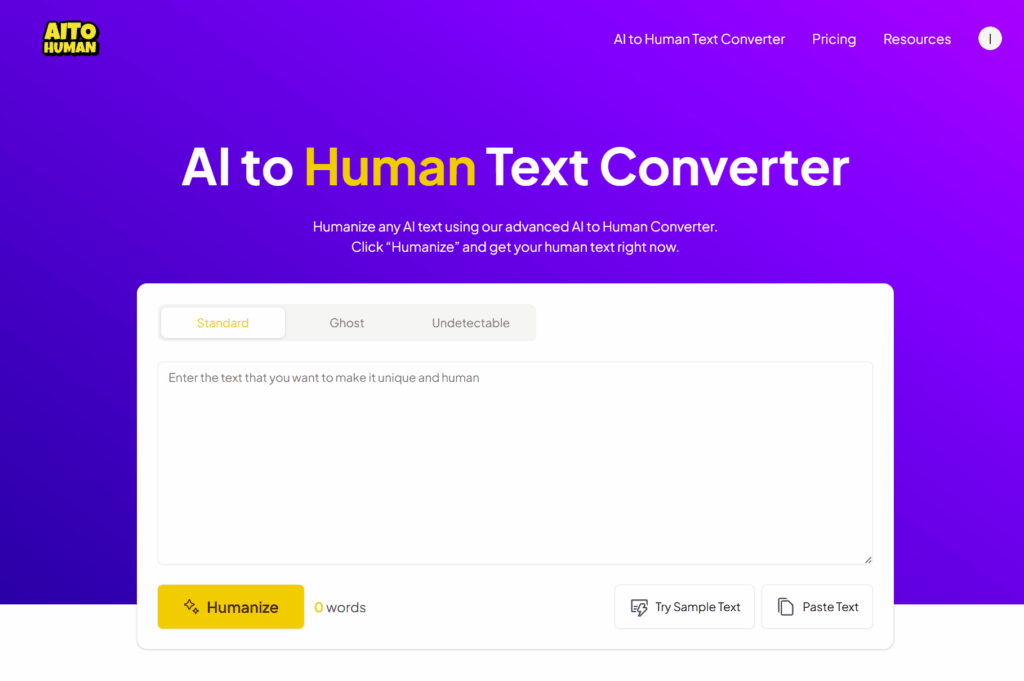 aitohuman homepage