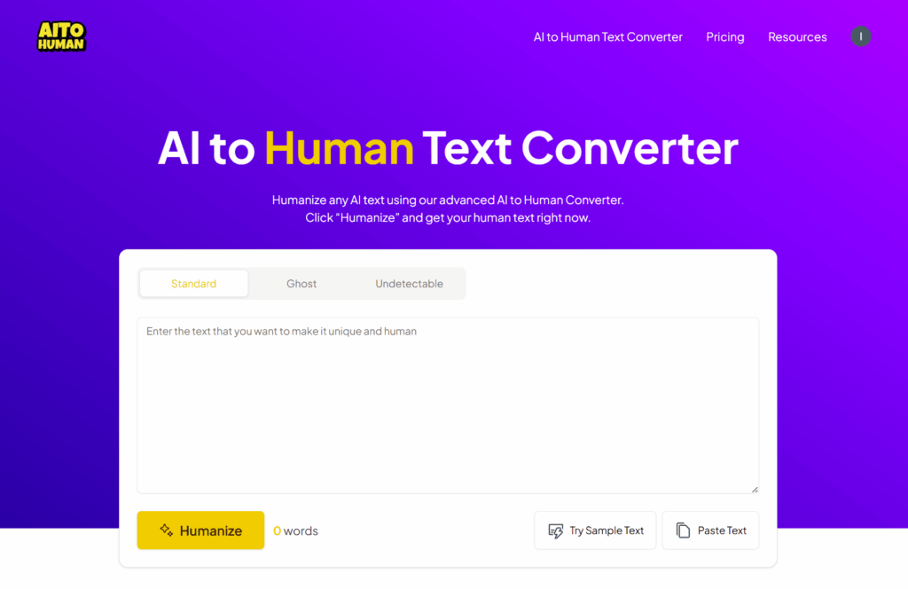 aitohuman homepage