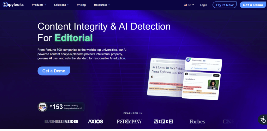 copyleaks homepage