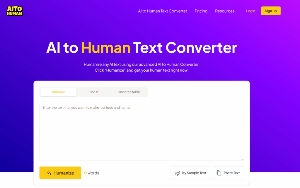 aitohuman homepage