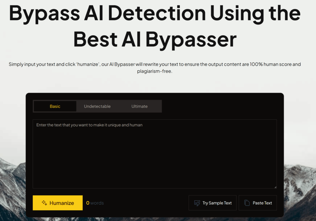 aibypasser homepage